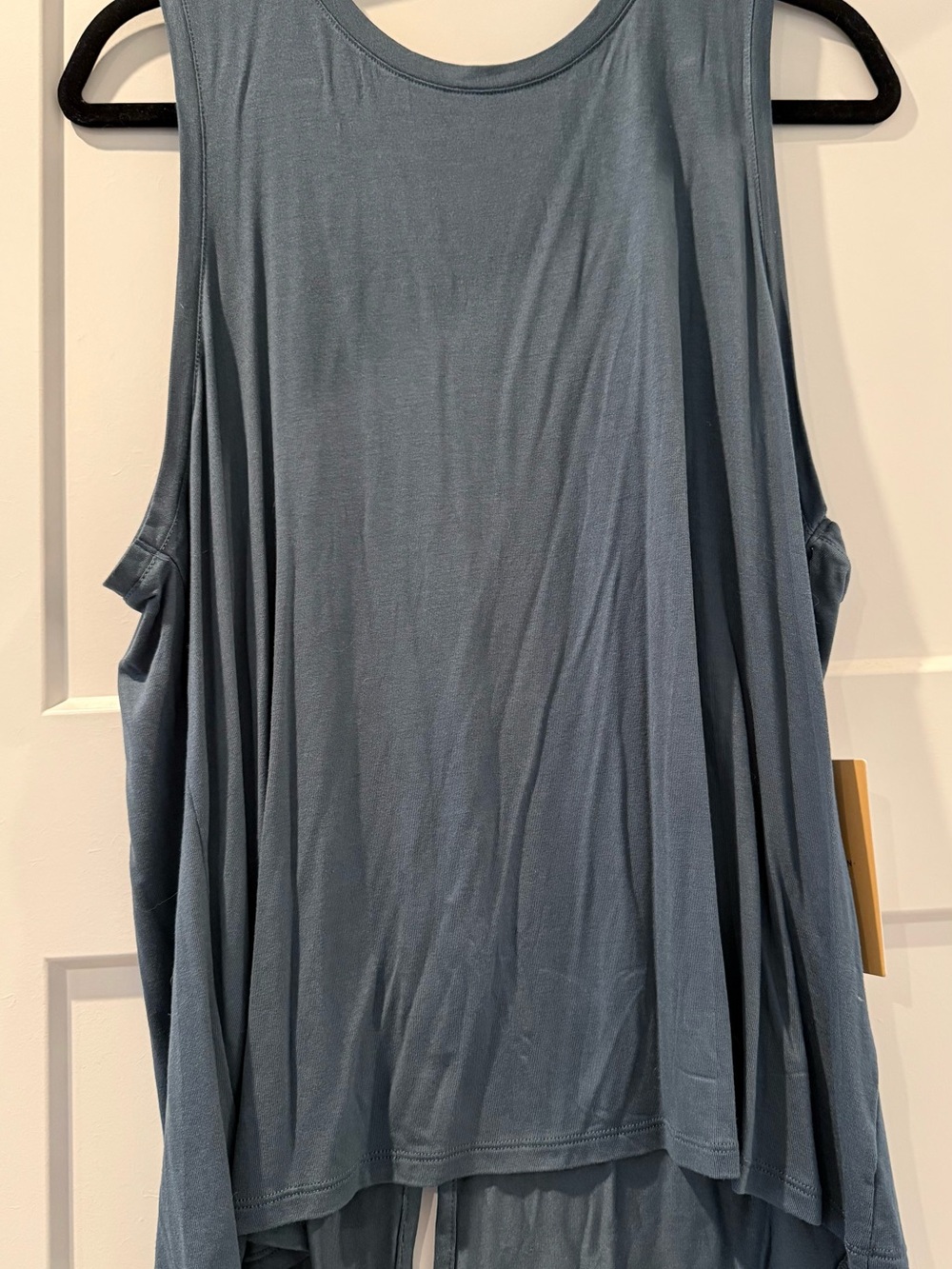 Halogen (from Nordstrom’s) Relaxed Scoop Neck Tank Top in Teal Blue Slate - XL